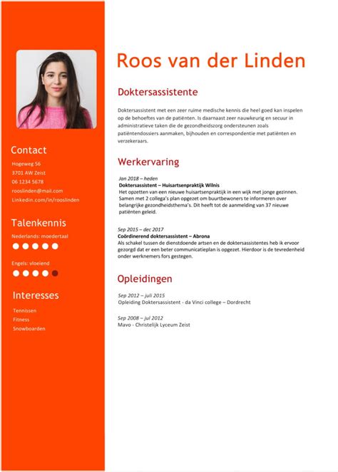 Doktersassistent Cv Tips En Voorbeelden