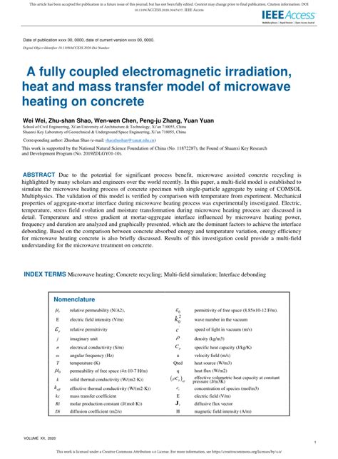 Pdf A Fully Coupled Electromagnetic Irradiation Heat And Mass