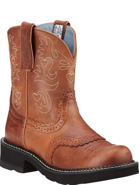 Shop Ariat Womens Fatbaby Saddle Western Boot Save Free Shipping Bootamerica