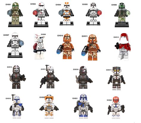 Lego Star Wars Benutzerdefinierte Figuren Kompatible Moc Klone Etsyde