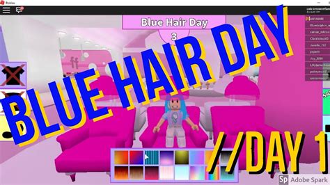 Roblox Cool Blue Hairs Youtube