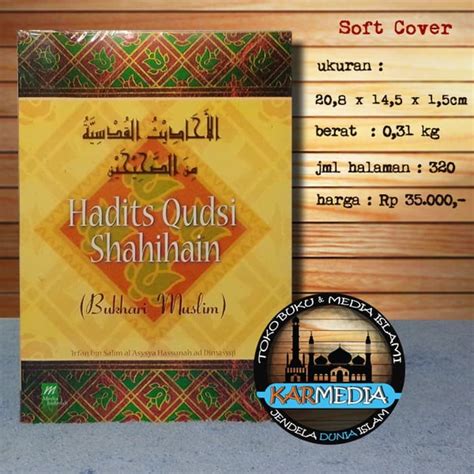 Jual Buku Kitab Hadits Qudsi Shahihain Bukhari Muslim Media
