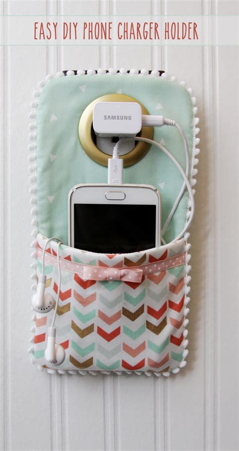 Easy Diy Phone Charger Holder Sewing Flamingo Toes