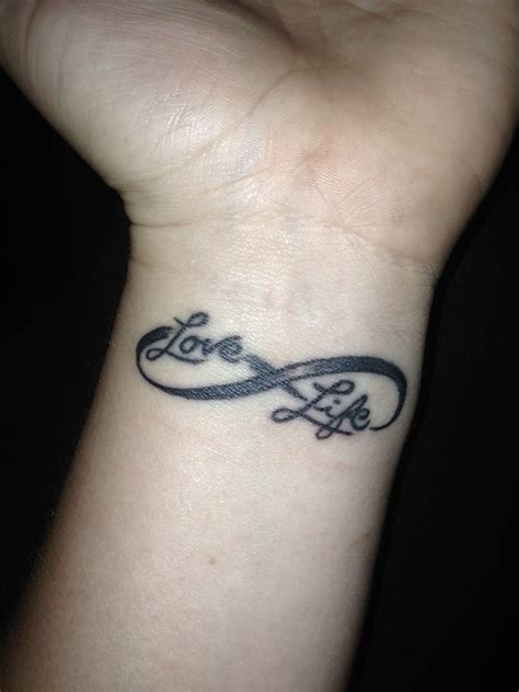 Infinity Love Life Tattoo Means So Much To A Person Tattoos And