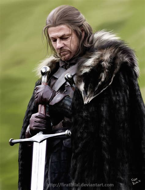 game of thrones eddard ned stark by firatbilal on deviantart