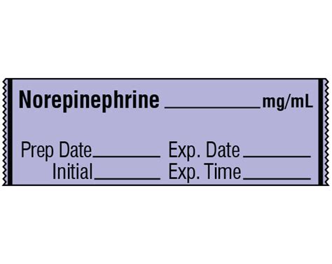 Sa 2803 Exp Anesthesia Drug Labels For Syringe Identification Tape
