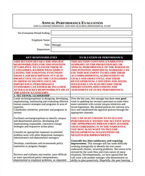 Employee Evaluation Form Employee Performance Evaluation Vrogue