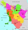 Mapa de Toscana | Italia - AnnaMapa.com