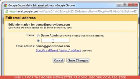 Sometimes the email address has drug references, or is just a poorly thought out phrase. How to Change your Sender Name in Gmail - YouTube