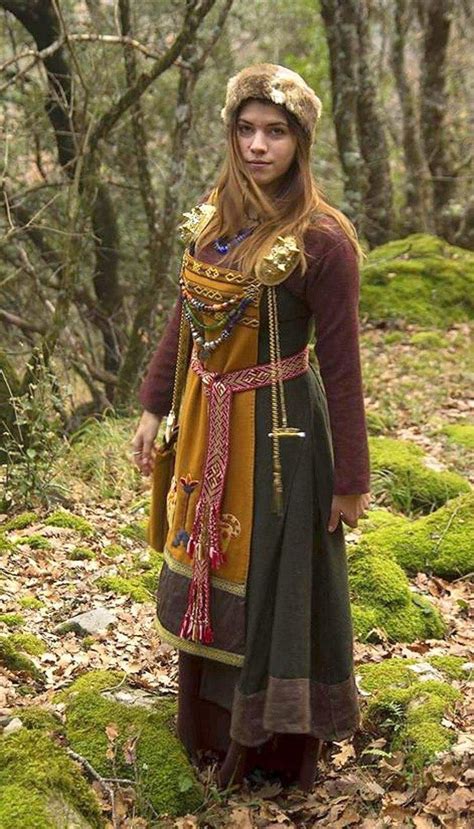 Scandinavian Womens Costume Viking Dress Viking Clothing Norse