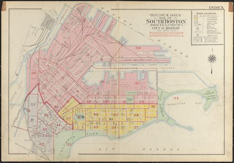 Outline And Index Map Of South Boston Wards 9 And 10 And Part Of 11 City