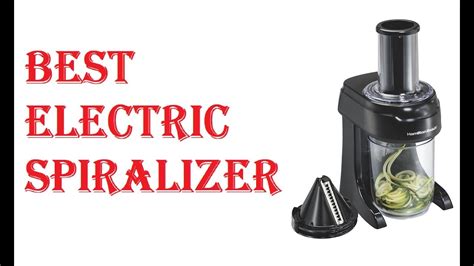 Best Electric Spiralizer 2021 Youtube
