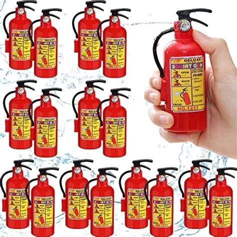 24 Packs 4 Inch Fire Extinguisher Toys Fire Extinguisher Mini Water