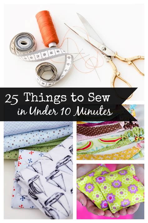 Easy Sewing Projects 25 Things To Sew In Under 10 Minutes