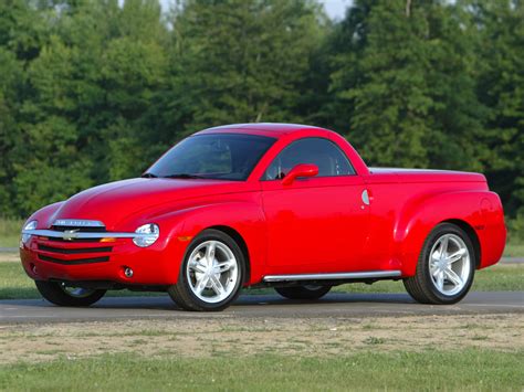 2003 Chevrolet Ssr Pickup Convertible Red Flat Running Boards