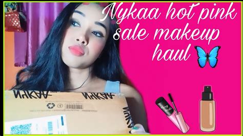 Makeup Products Haul Nykaa Hot Pink Sale Nykaa Haul Youtube