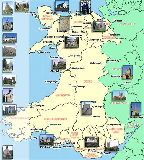 Map Of Ancient Churches That Might Have Existed During My Childrens