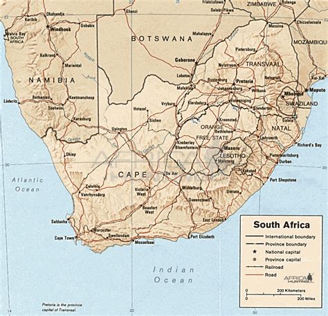 South Africa Map