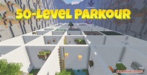 50-Level Parkour Map (1.20.4, 1.19.4) - Consecutive Parkour In a Valley ...