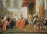 The Union of Utrecht. Painting by Joseph Denis Odevaere -signed by ...