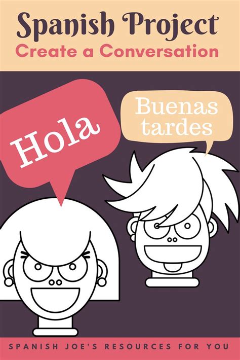 Spanish Greetings Vocabulary Comic Spanish Projects Learning Management System Ways Of Learning