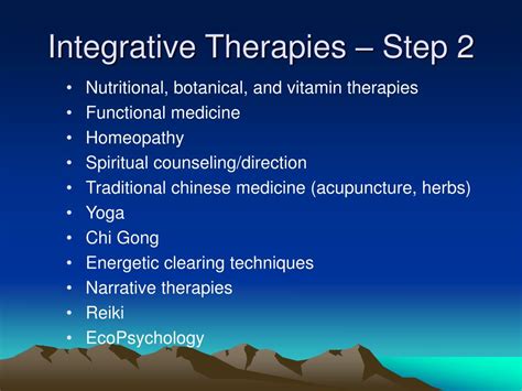 Ppt Incorporating Integrative Therapies Into Primary Care For The