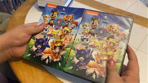 Paw Patrol Cat Pack Rescues Dvd Unboxing Youtube