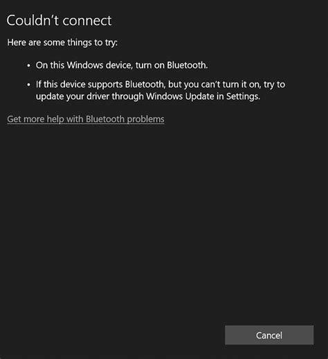 You would click on that with a wired mouse and make the selection to turn it on. Can't turn on Bluetooth - Windows 10 Forums