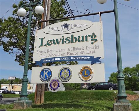 Geographically Yours Welcome Lewisburg Pennsylvania