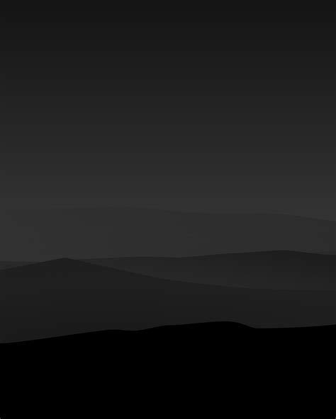 4000x5000 Resolution Dark Minimal Mountains At Night 4000x5000