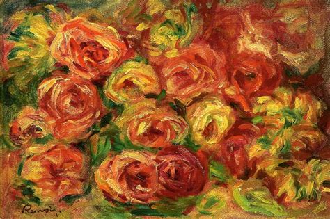 Armful Of Roses 1918 Pierre Auguste Renoir
