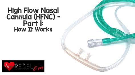Respiratory therapy only uses this as an estimate since the cannula isn't the most effective oxygen delivery system but is the most comfortable for a patient.21% fio2 is room air, that is we. High Flow Nasal Cannula (HFNC) - Part 1: How It Works ...