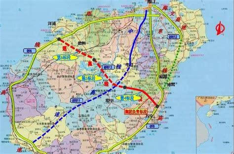 海南高速路线图海南最新高速路地图 伤感说说吧