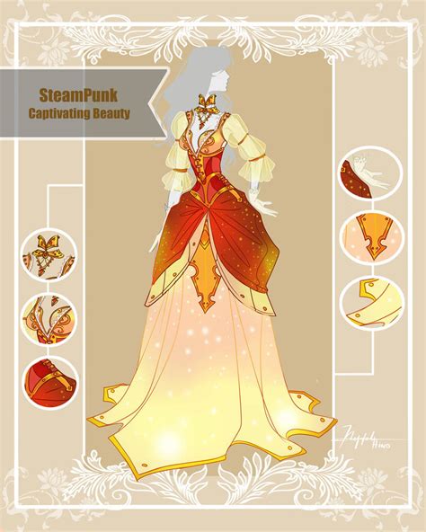 closed adoptable outfit auction steampunk beauty by hassly on deviantart