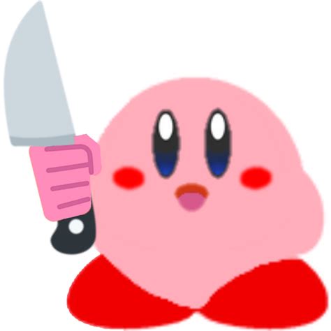 Kirby With Knife Discord Transparent Png