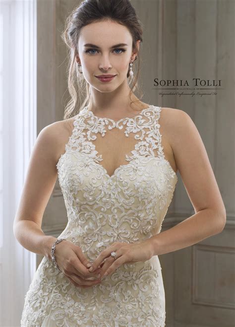 Sophia Tolli Halter Dresses Images 2022