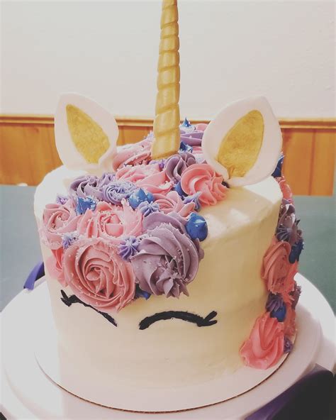 Homemade Unicorn Cake Rfood