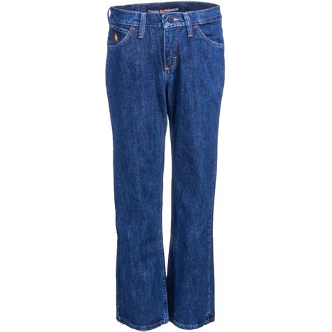 Wrangler Jeans Womens Dark Denim Frw10dd Flame Resistant Work Jeans