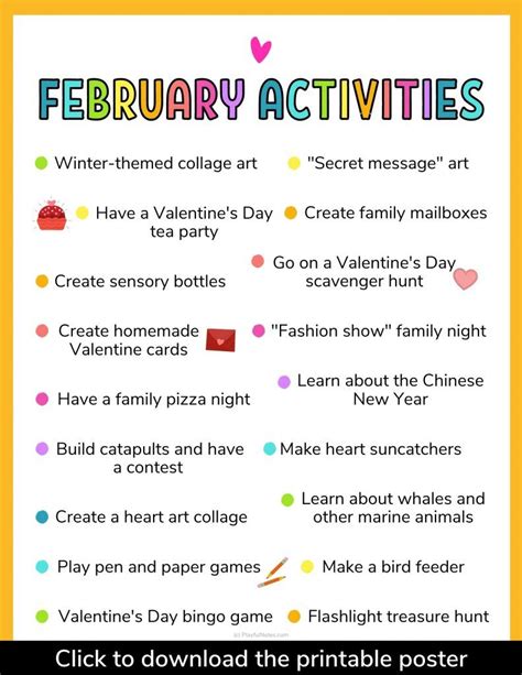 February Activities Easy And Fun Ideas To Enjoy With Your Kids