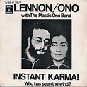 John Lennon & Yoko Ono With The Plastic Ono Band - Instant Karma! (Vinyl, 7", 45 RPM, Single ...