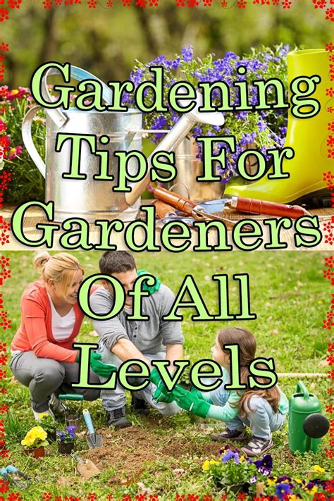 Gardening Tips For Gardeners Of All Levels Home Deco And Gardening Tips
