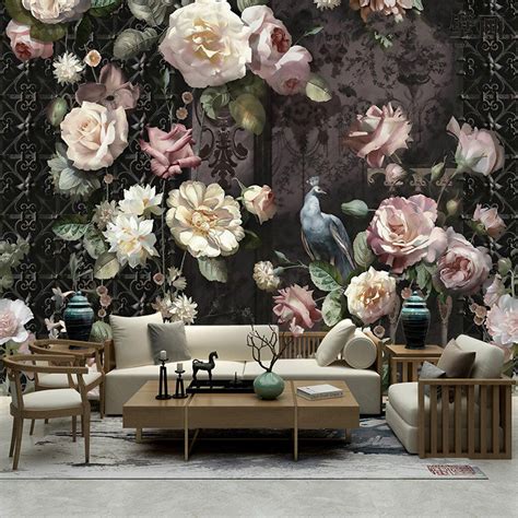 We have an extensive collection of amazing background images carefully chosen by our. Oil Painting Dutch Victorian Flowers Floral Wallpaper Wall ...