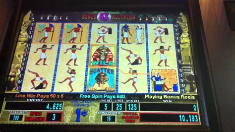 pharaoh s fortune slot machine bonus round youtube