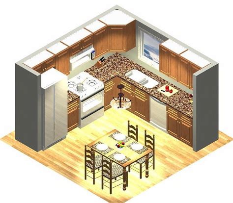 Review Of 10x10 Kitchen Floor Plans References Contemporary Living Room