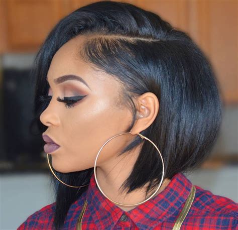 Women with thick hair may be hesitant to try out a short hairstyle in lieu of having frizzy or poofy hair, but there are options which help you avoid these black hair can contrast well with pale skin and draw attention to your new short cut. 70 Best Short Hairstyles for Black Women with Thin Hair ...