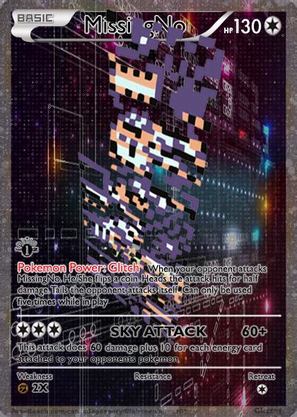 Missingno Pokemon Card By Rosegardeninhell On Deviantart