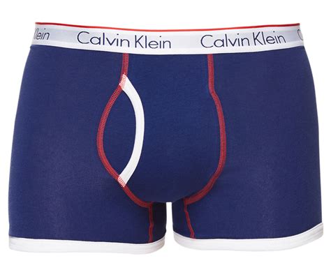 Calvin Klein Mens Ck One Cotton Trunk Blue Nz