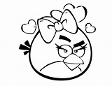 Desenhos para pintar Angry Birds - 28 - Fichas e Atividades