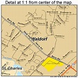 Waldorf Maryland Street Map 2481175