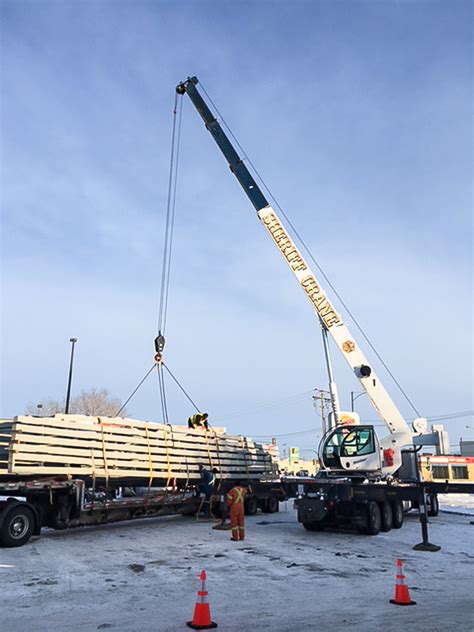 Construction Crane Services In Saskatoon Sheriff Crane